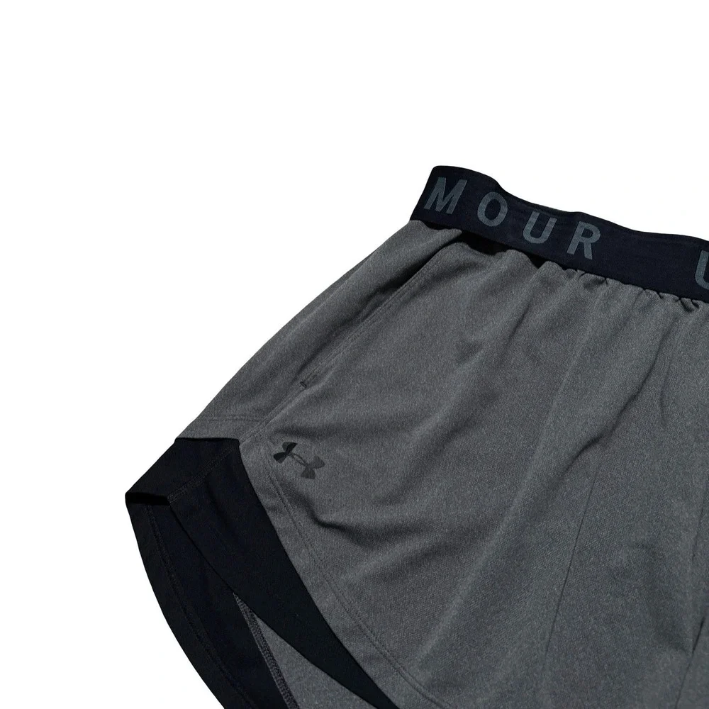 Under Armour Women's Loose Fit Running Athletic Shorts Gray *Flawed* 2X 38 x 3.5